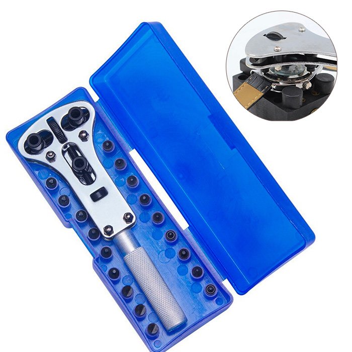 Zhltools 34mm Çok Amaçlı Arka Kapak Açacağı Saat Tamir Seti 18 Parça Set