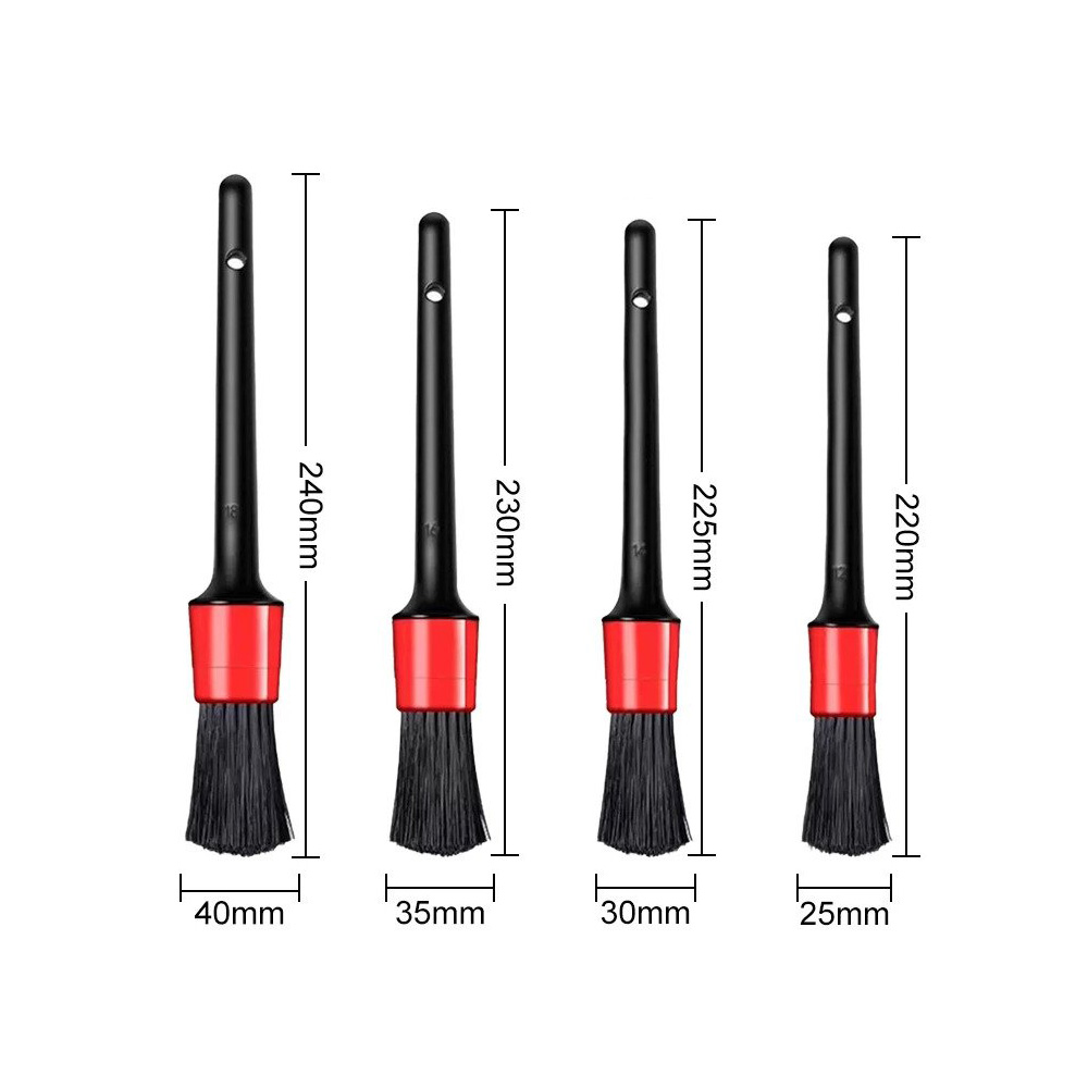 Zhltools Araç Detay Temizlik Fırça Seti 5 Parça ZT164 - Görsel 4