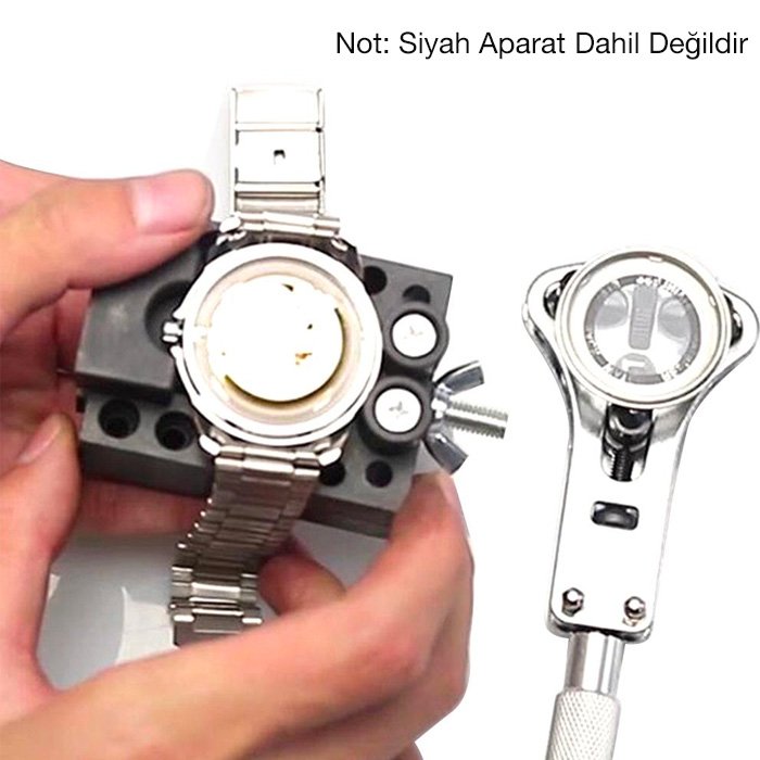 Zhltools 34mm Çok Amaçlı Arka Kapak Açacağı Saat Tamir Seti 18 Parça Set - Görsel 8