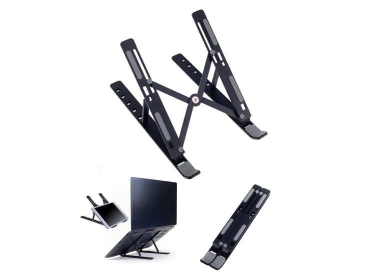 Zhltools Ayarlanabilir Laptop Standı ZHL-221 Siyah - Görsel 3