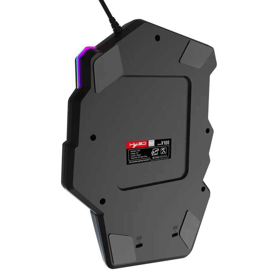 Hxsj V100+ A869 Gaming 7200 Dpı 7 Rgb Işıklı Oyuncu Klavye+Oyuncu Mouse - Görsel 9