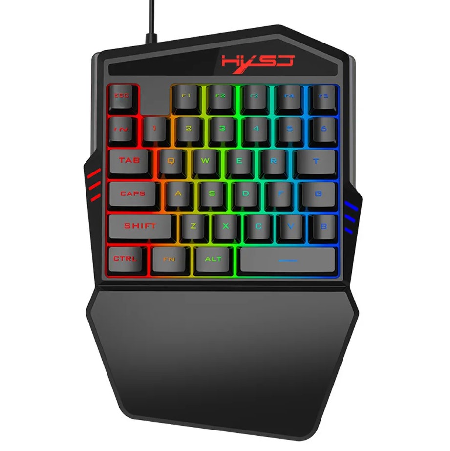 Hxsj V100+ A869 Gaming 7200 Dpı 7 Rgb Işıklı Oyuncu Klavye+Oyuncu Mouse - Görsel 8