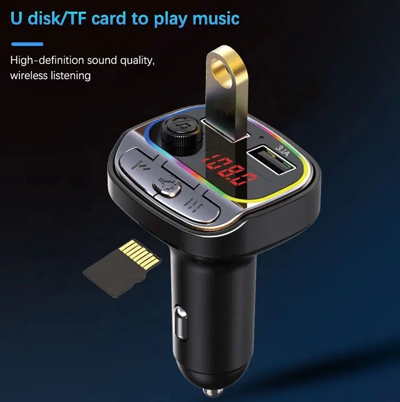 Zhltools Rgb Renkli Fm Mp3 Çalar C21 Silver - Görsel 3