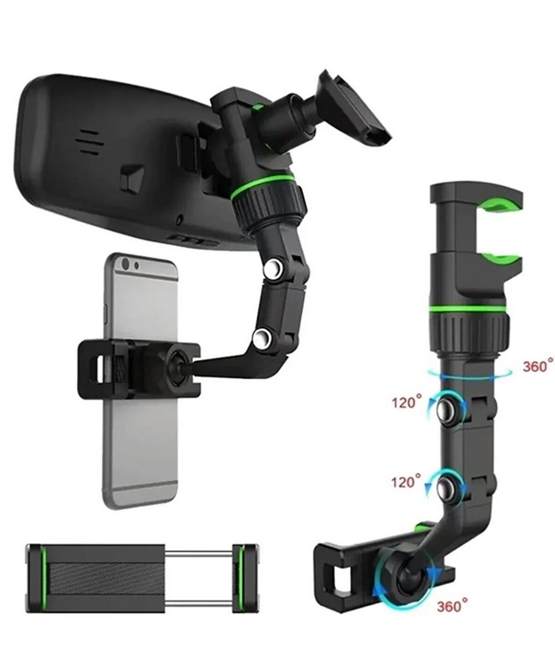Zhltools Dikiz Aynası Telefon Tutucu Araç İçi Telefon Tutucu - Görsel 3