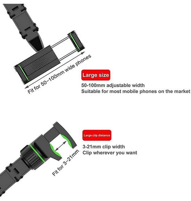 Zhltools Dikiz Aynası Telefon Tutucu Araç İçi Telefon Tutucu - Görsel 6