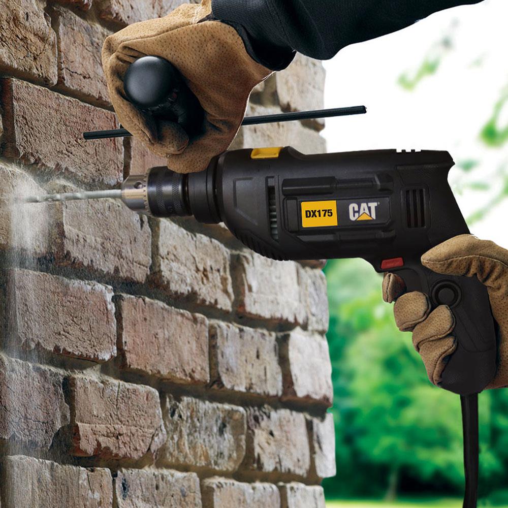 CAT DX175 600Watt 13mm Profesyonel Darbeli Matkap - Görsel 4