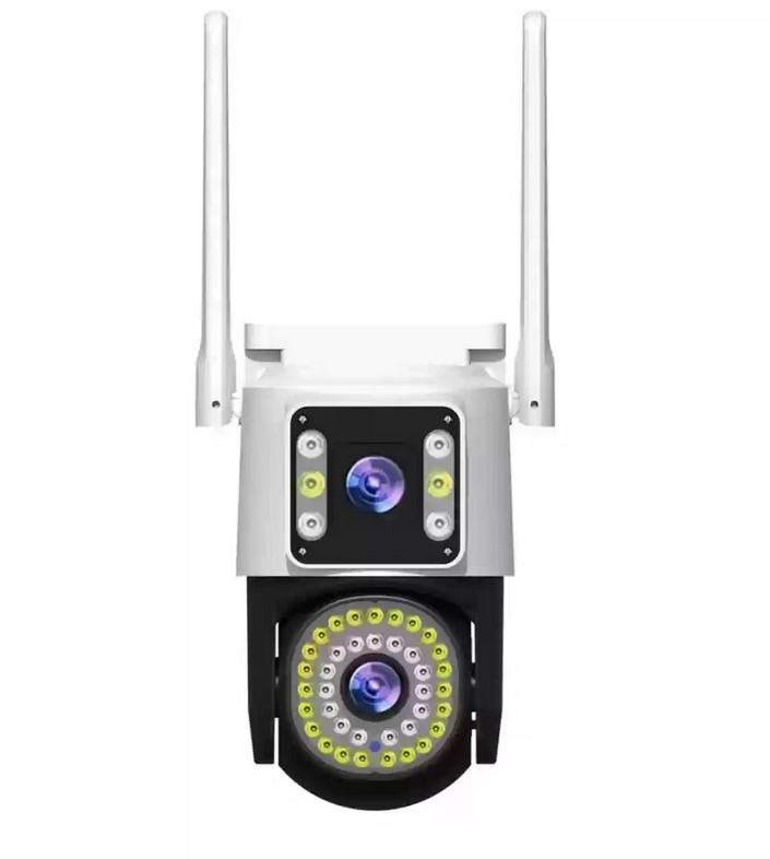 4MP Yoosee Çift Lens IP Kamera - WIFI Açık Otomatik İzleme, Su Geçirmez Kablosuz Güvenlik Ev Kamerası, Renkli Gece Görüş - Görsel 2