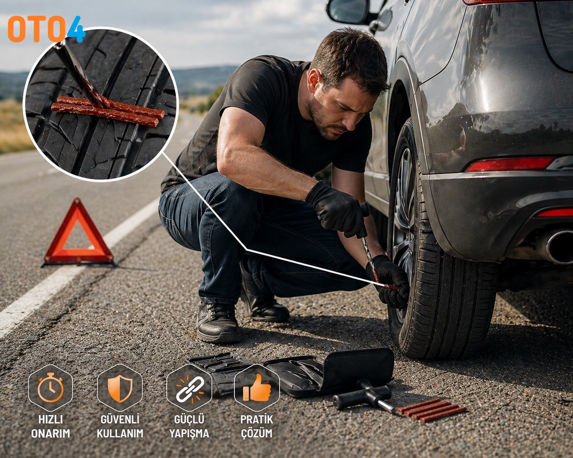 Zhltools 10 Adet Lastik Tamir Onarım Fitili Yedek - Görsel 6